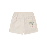 "PAINT SPLAT" LITTLE HUMAN™ PLEATED SHORTS IN OAT