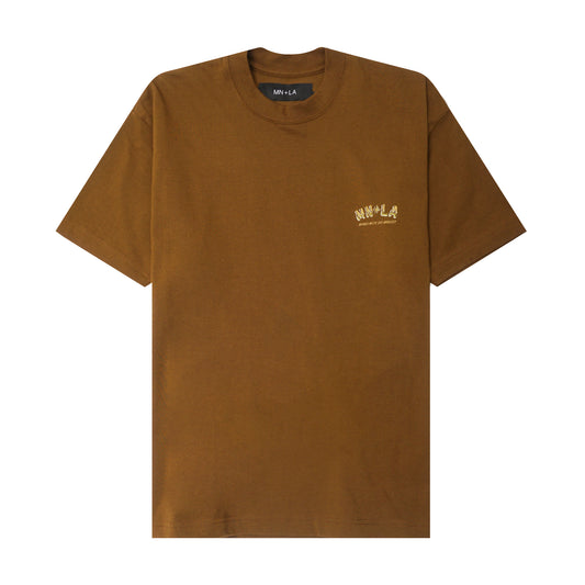"HOW'S MY DRIVING???" ULTRA HEAVY TEE IN RUST
