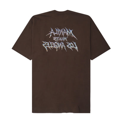 "MERCURIAL" ULTRA HEAVY TEE IN WOOD