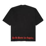 "HORSE POWER" TEE IN ANTHRACITE