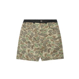 M+ DOUBLE KNEE PHAT SHORTS IN DUCK CAMO