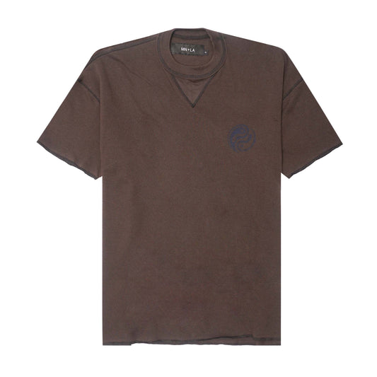 "YEAR OF THE SNAKE" WAFFLE TEE IN CHARCOAL GREY