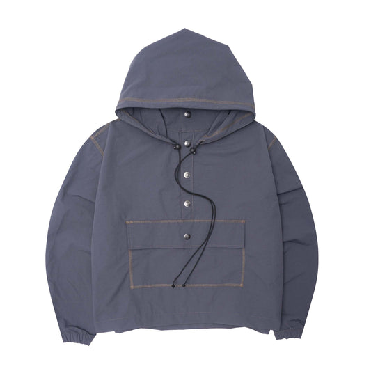 "RIDGE" ANORAK JACKET IN SLATE
