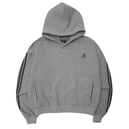 M+ HOODIE IN HEATHER GREY