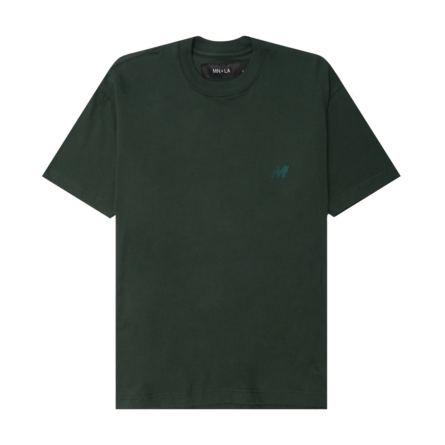 "OUTDOOR EXPLORATION" MULTI LOGO TEE IN HUNTER GREEN