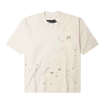 "HITTER" V3 MOCK NECK LITE TEE IN OAT