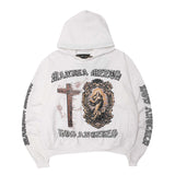 "DIVINE MERCY" HOODIE IN WHITE
