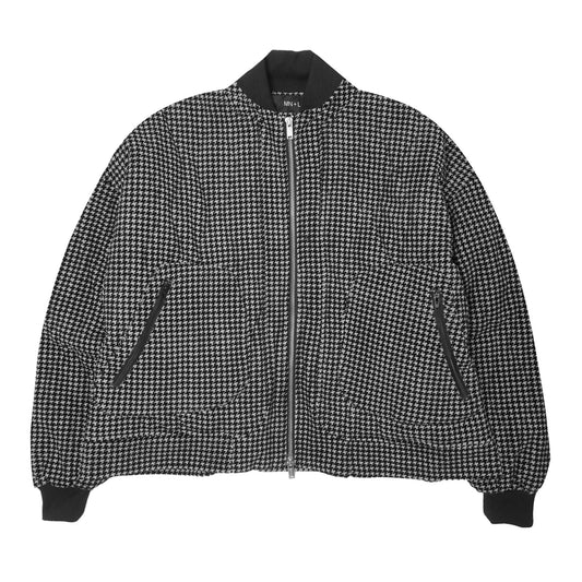 "FLOW" BOMBER JACKET IN HOUNDSTOOTH