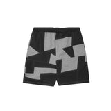 NEEDLEWORK SWEATSHORTS IN HEATHER GREY