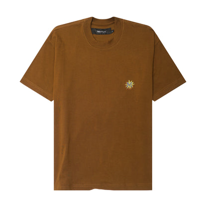 "CARNIVAL" ULTRA HEAVY TEE IN RUST