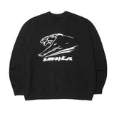 "COUGAR" SWEATSHIRT IN CAVIAR
