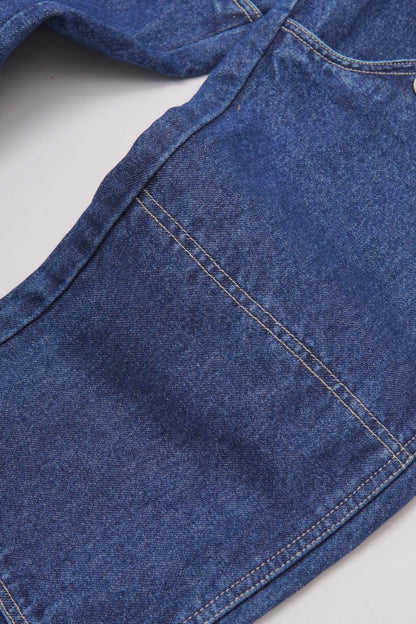DOUBLE KNEE CRAFT PANTS IN TRUE BLUE