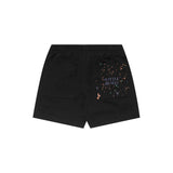 "PAINT SPLAT" LITTLE HUMAN™ PLEATED SHORTS IN CAVIAR