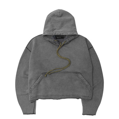 "CONCRETE" CUTOFF HOODIE