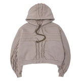 CROSS FORGED HOODIE IN TAN