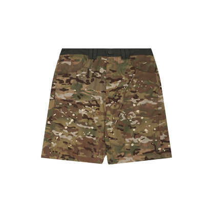 "PAINTER'S CAMO" DOUBLE KNEE PHAT SHORTS