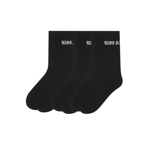 ANTHRACITE SOCKS (3 PACK)