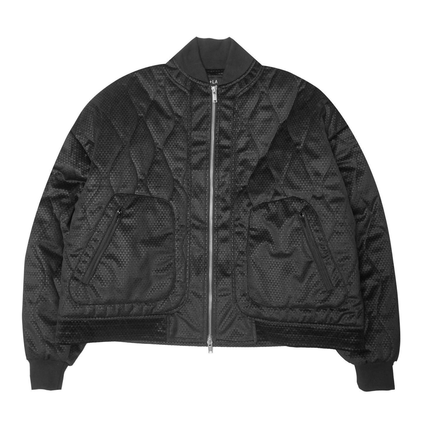"FLOW" BOMBER JACKET IN CARBON