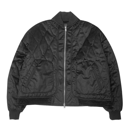 "FLOW" BOMBER JACKET IN CARBON