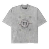 "MONARCH CROSS" TEE IN CEMENT