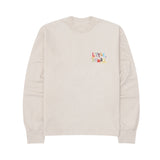 "CRAYONS" LITTLE HUMAN™ LONGSLEEVE TEE IN OAT