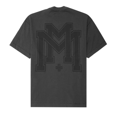 M'$ UNIVERSITY V2 TEE IN CHARCOAL GREY