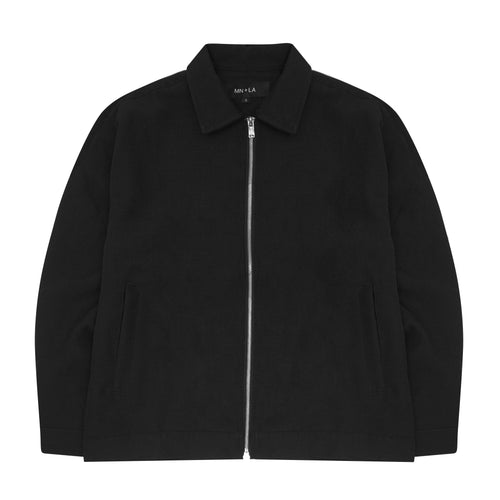 ZIP TRUCKER JACKET IN STEALTH