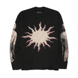 "THE ENLIGHTENED ONE" LONGSLEEVE TEE IN CAVIAR