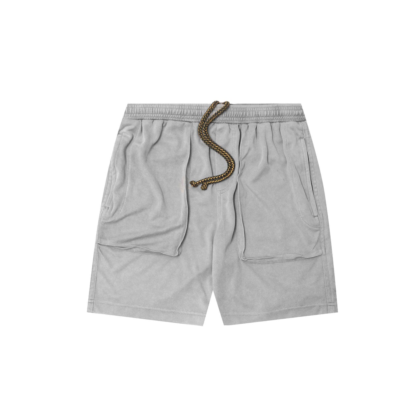 OVERPOCKET MESH SHORT IN STEEL