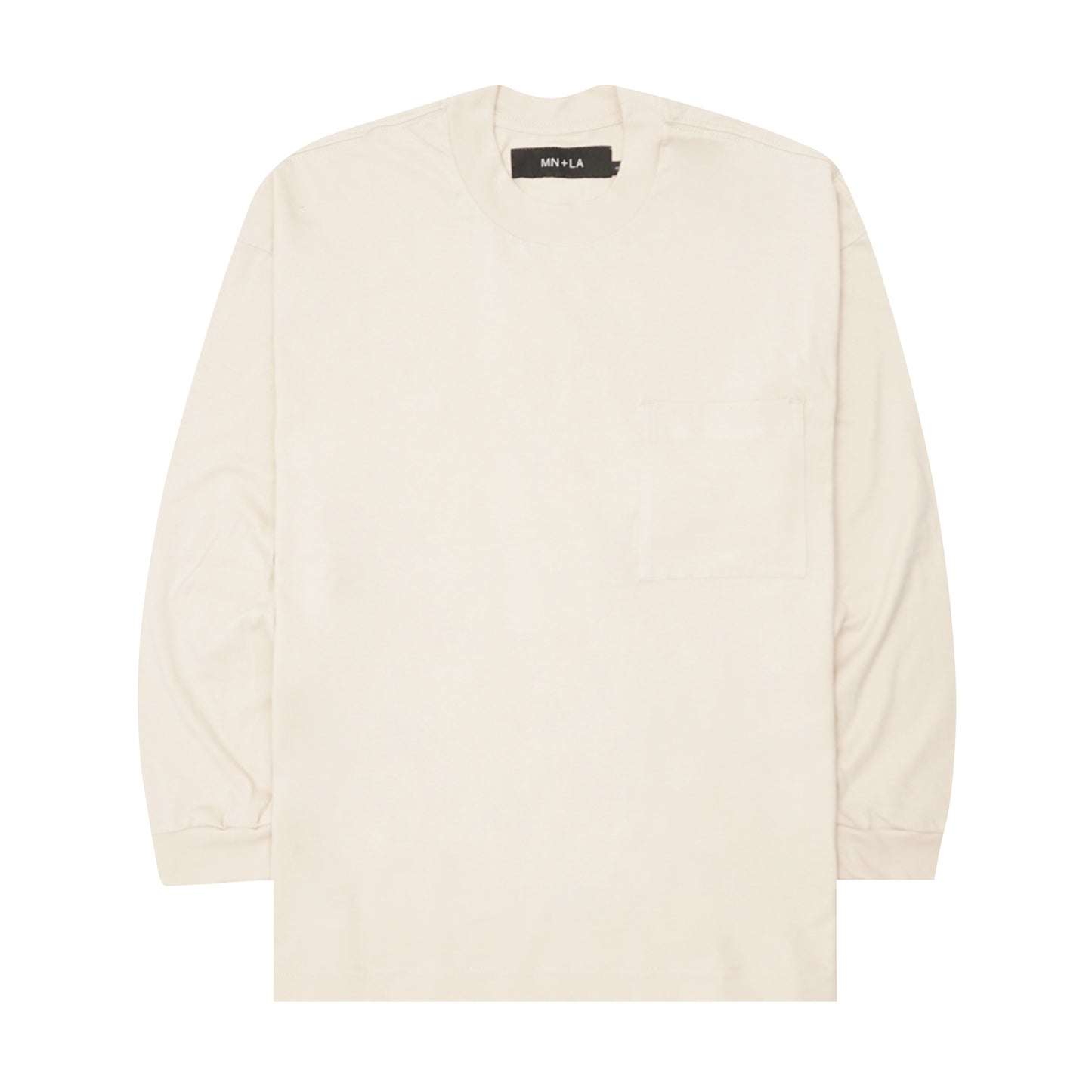 POCKET LONGSLEEVE LITE TEE IN OAT