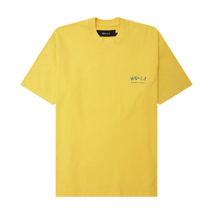 "HOW'S MY DRIVING???" ULTRA HEAVY TEE IN LEMON PINE