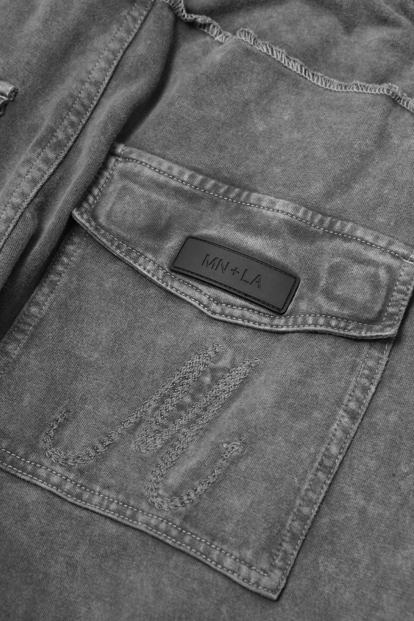 M+ VEINS PANTS IN DARK CEMENT