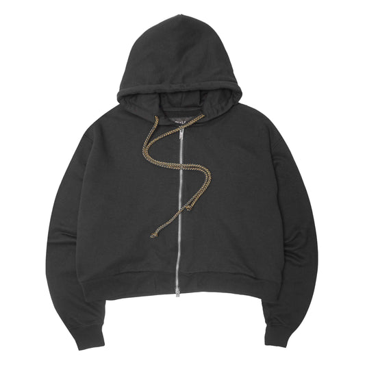CLASSIC ZIP HOODIE IN ANTHRACITE