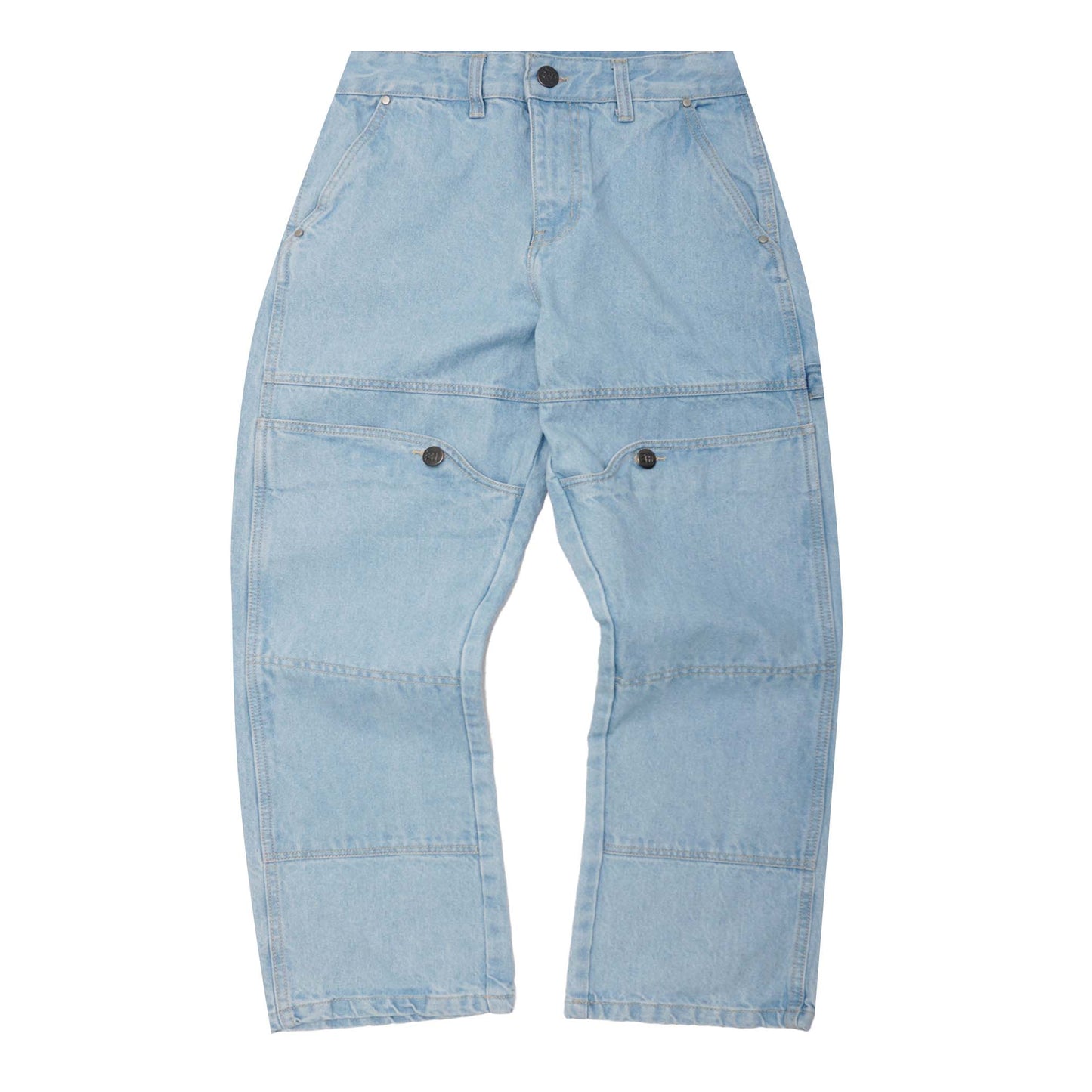 DOUBLE KNEE CRAFT PANTS IN SUN BLEACH