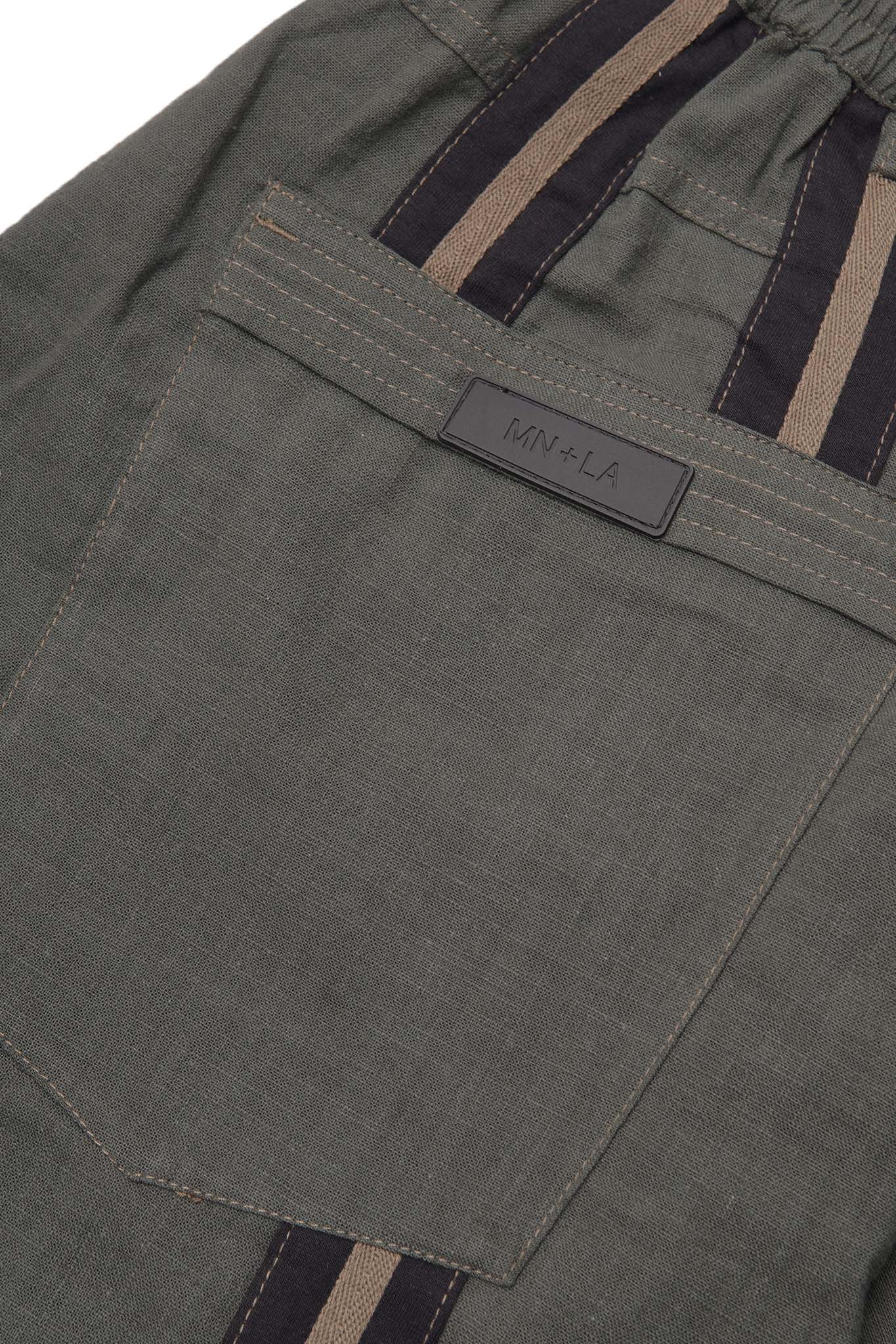 SME "STRIPE ME UP" PHAT PANTS IN PINE OLIVE