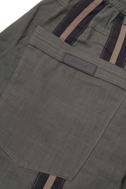 SME "STRIPE ME UP" PHAT PANTS IN PINE OLIVE