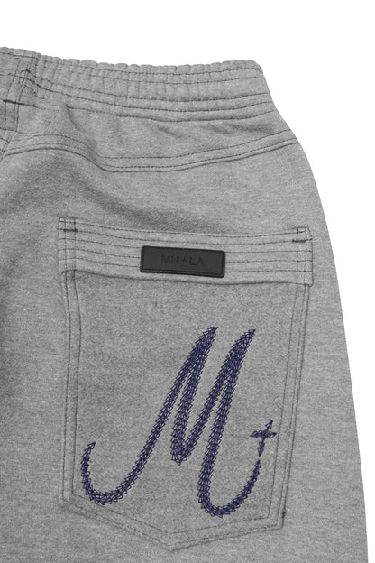 M+ EXO™ OVERPOCKET PHAT PANTS IN HEATHER GREY/NAVY