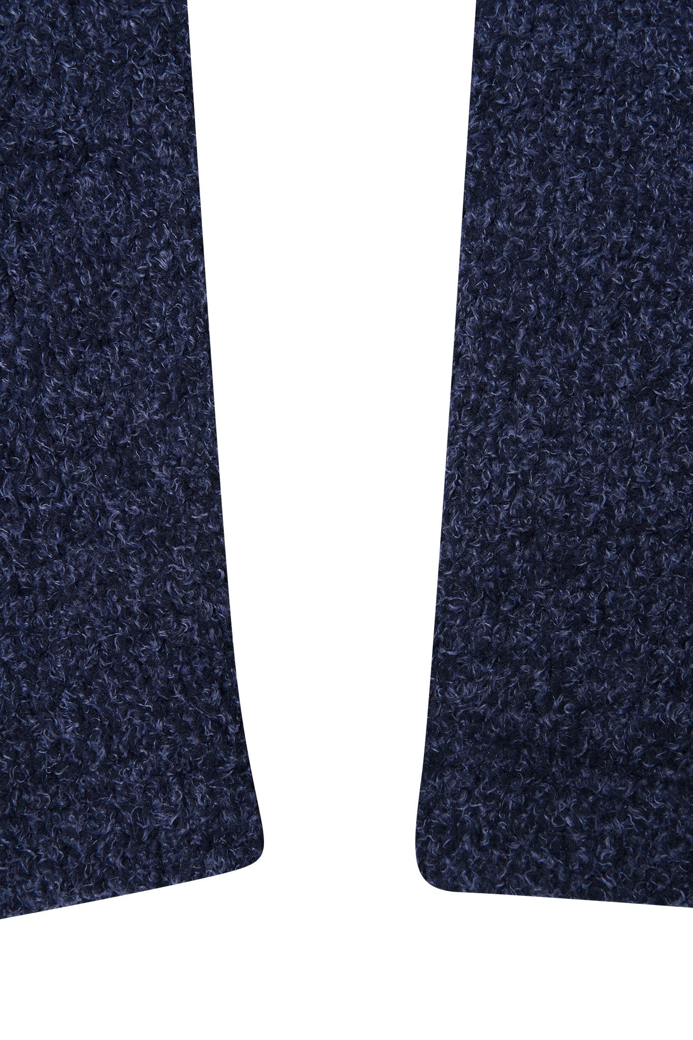 PLEATED ULTRA WIDE PANTS IN STEEL BLUE
