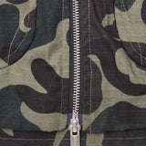 "FLOW" BOMBER JACKET IN WOODLAND CAMO