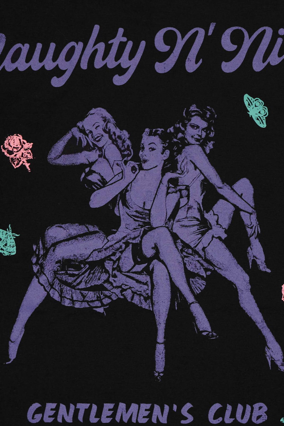NAUGHTY N' NICE "WILD, SEXY N' FREE" TEE IN ANTHRACITE