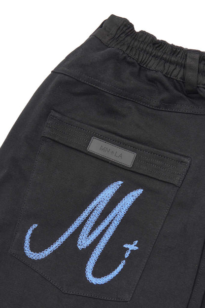 DOUBLE KNEE PHAT PANTS IN INK FALL