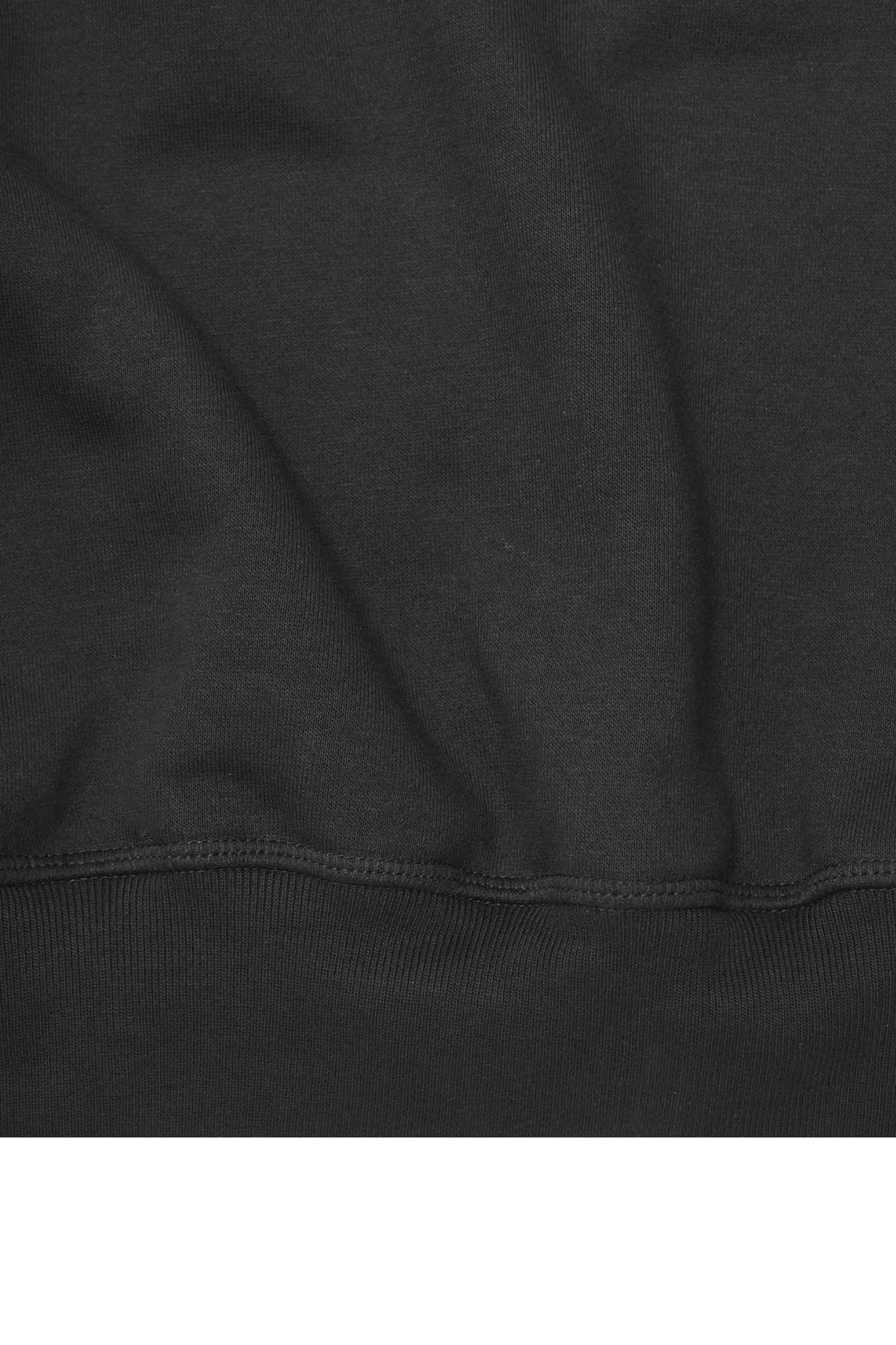 "IRON CROSS" HOODIE IN CAVIAR