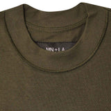 INSIDE OUT TOPSHELF TEE IN OLIVE