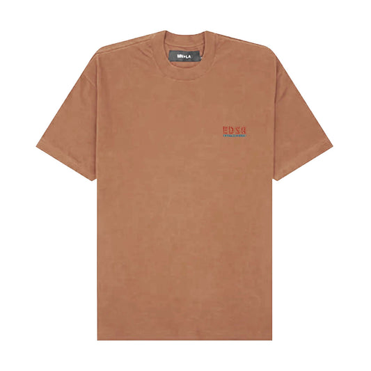 "EDSA RACING CLUB" TEE IN APRICOT