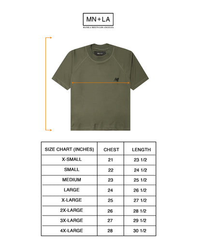"ARE WE THERE YET?" TEE IN OLIVE