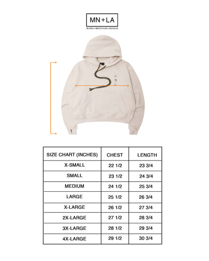 "BALANCE" HOODIE IN RUST