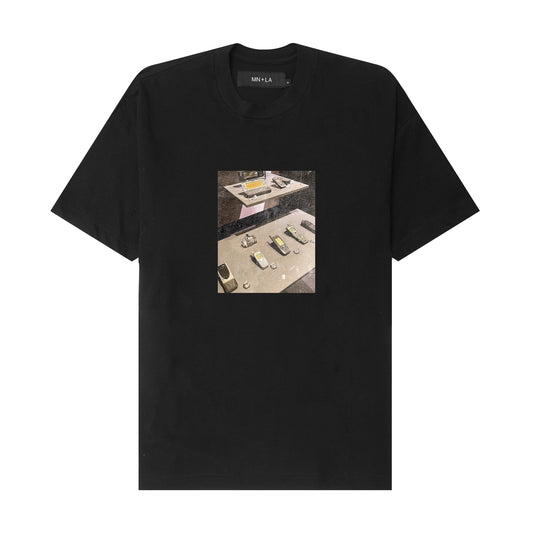 "ANALOG PHONE" TEE IN ANTHRACITE