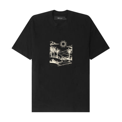"DAWN" TEE IN ANTHRACITE