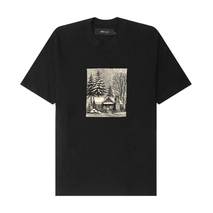 "WINTER" TEE IN ANTHRACITE