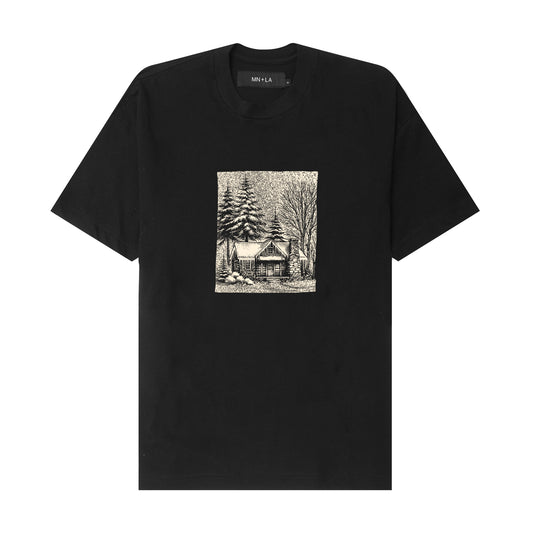 "WINTER" TEE IN ANTHRACITE